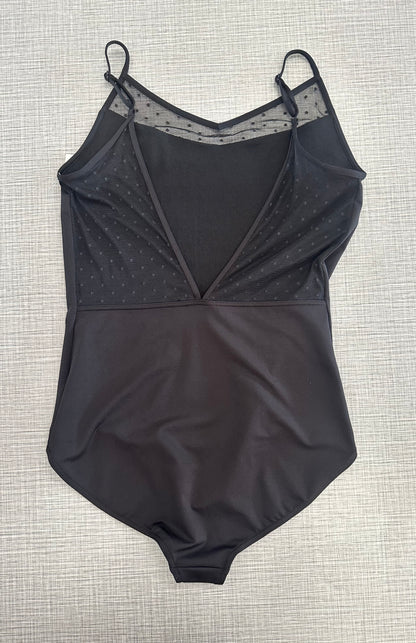 Polka Dot Mesh Leotard #12000