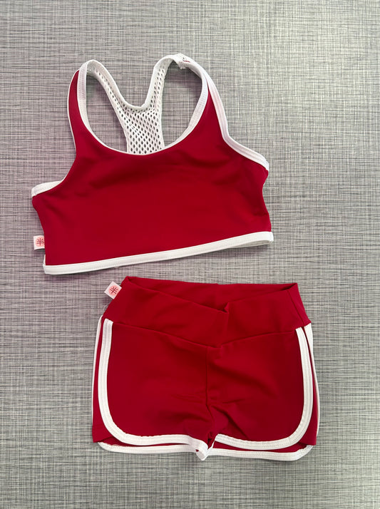 Demi Racerback Training Short Set
