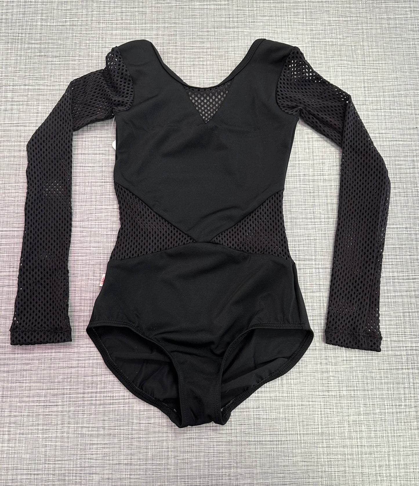 Demi Small Mesh Long Sleeve Leotard