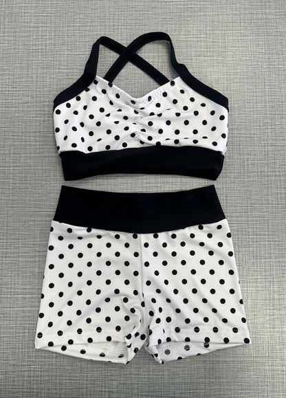 Limited Drop Polka Dot Short Set