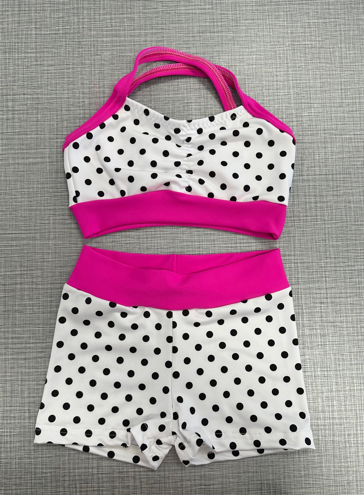 Limited Drop Polka Dot Short Set