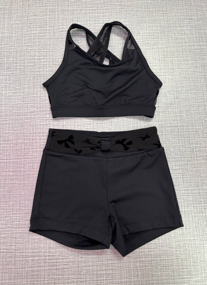 Spotlight Top & Curtsy Bow Short Set