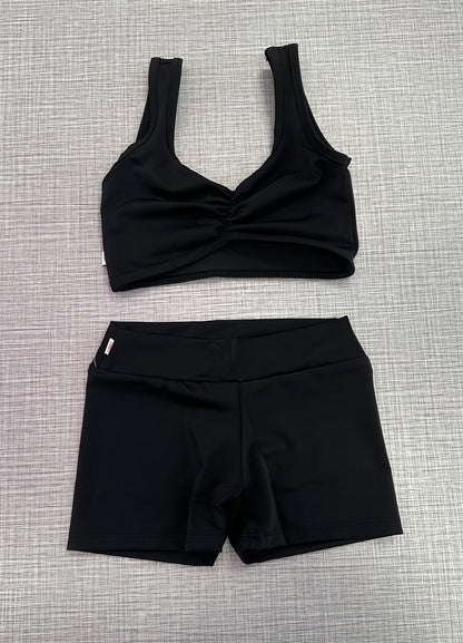 Demi Pinch Solid Short Set