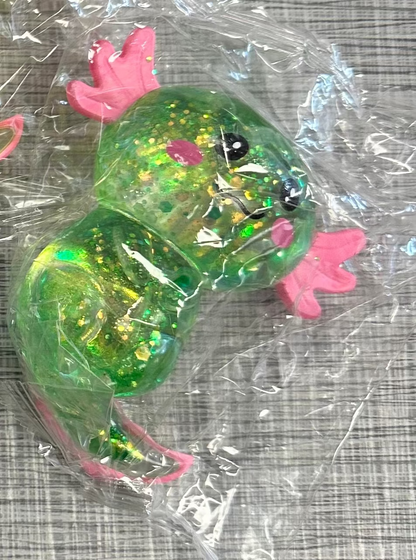 Axolotl Glittery Squishy