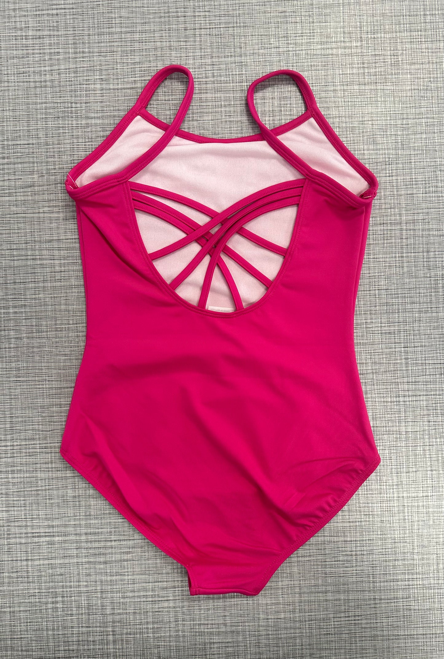 Floral Embellish Back Strap Leotard #70009