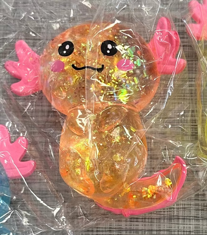 Axolotl Glittery Squishy