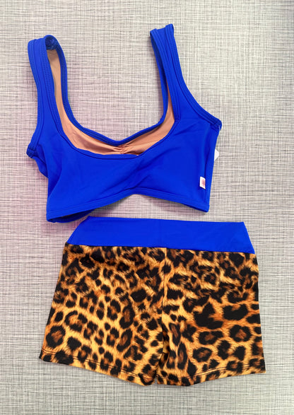 Demi Pinch Top & Cheetah Shorts