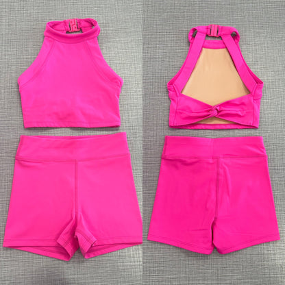 Tabitha Top & High Waisted Short Set
