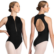 Load image into Gallery viewer, Zip Front Open Back Leotard #M3114
