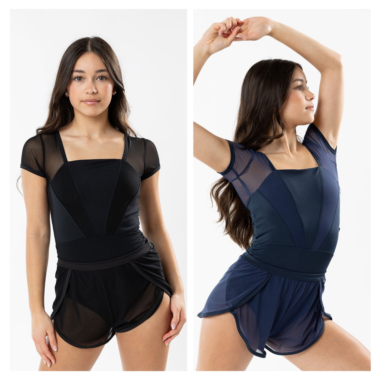 Gemstone Leotard Short Set