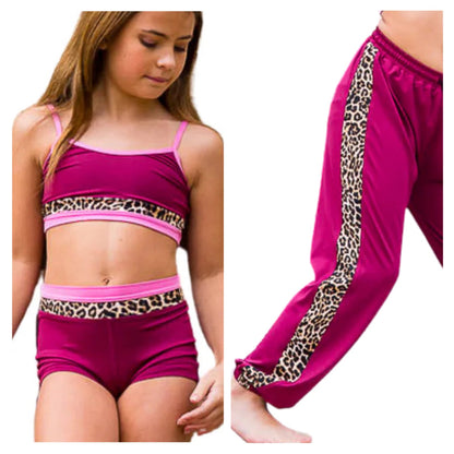 Triple Threat Cheetah Joggers