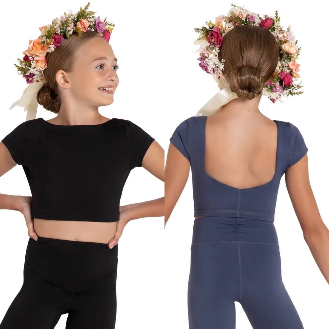 Wildflower Clover Crop Top #12091