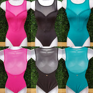 Boat Neck Braided Leotard #M3115