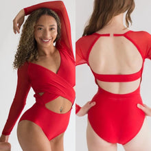 Load image into Gallery viewer, Red Ginger Leotard Adult Small
