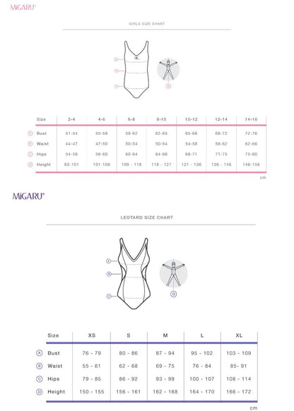 Slanted Back Leotard #DL009