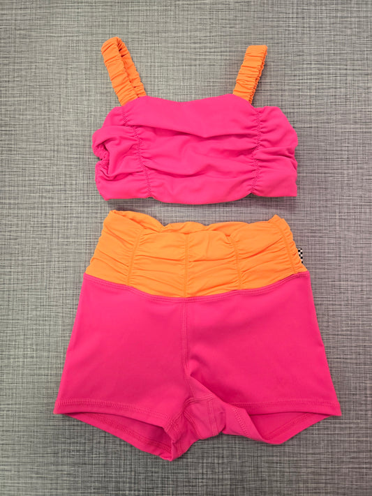 XO Sassy Scrunch Short Set