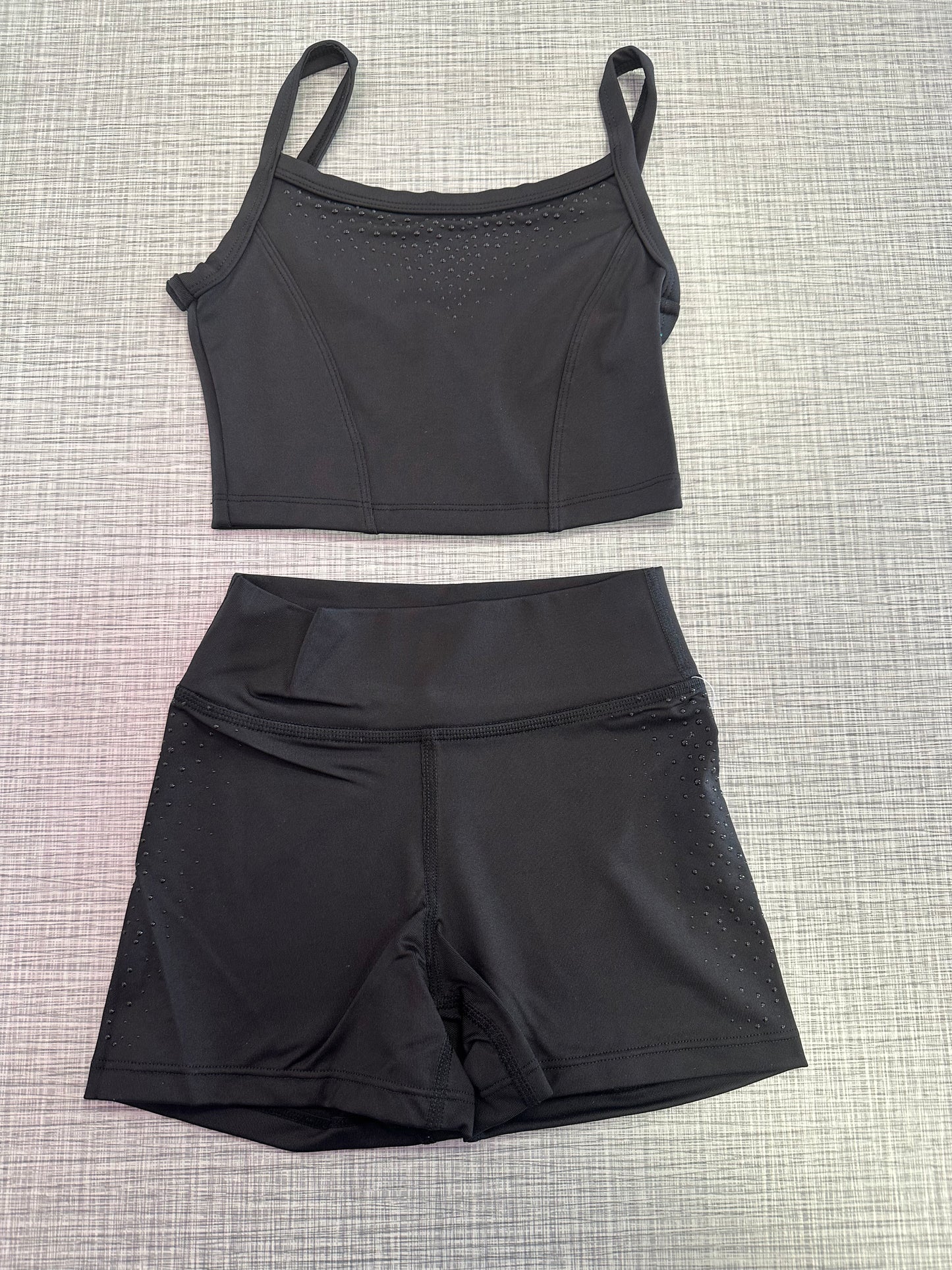 Printed Crop Top & Short Set