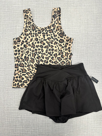 Cheetah Tank & Crossover Short Set