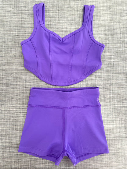Corset Style Short Set