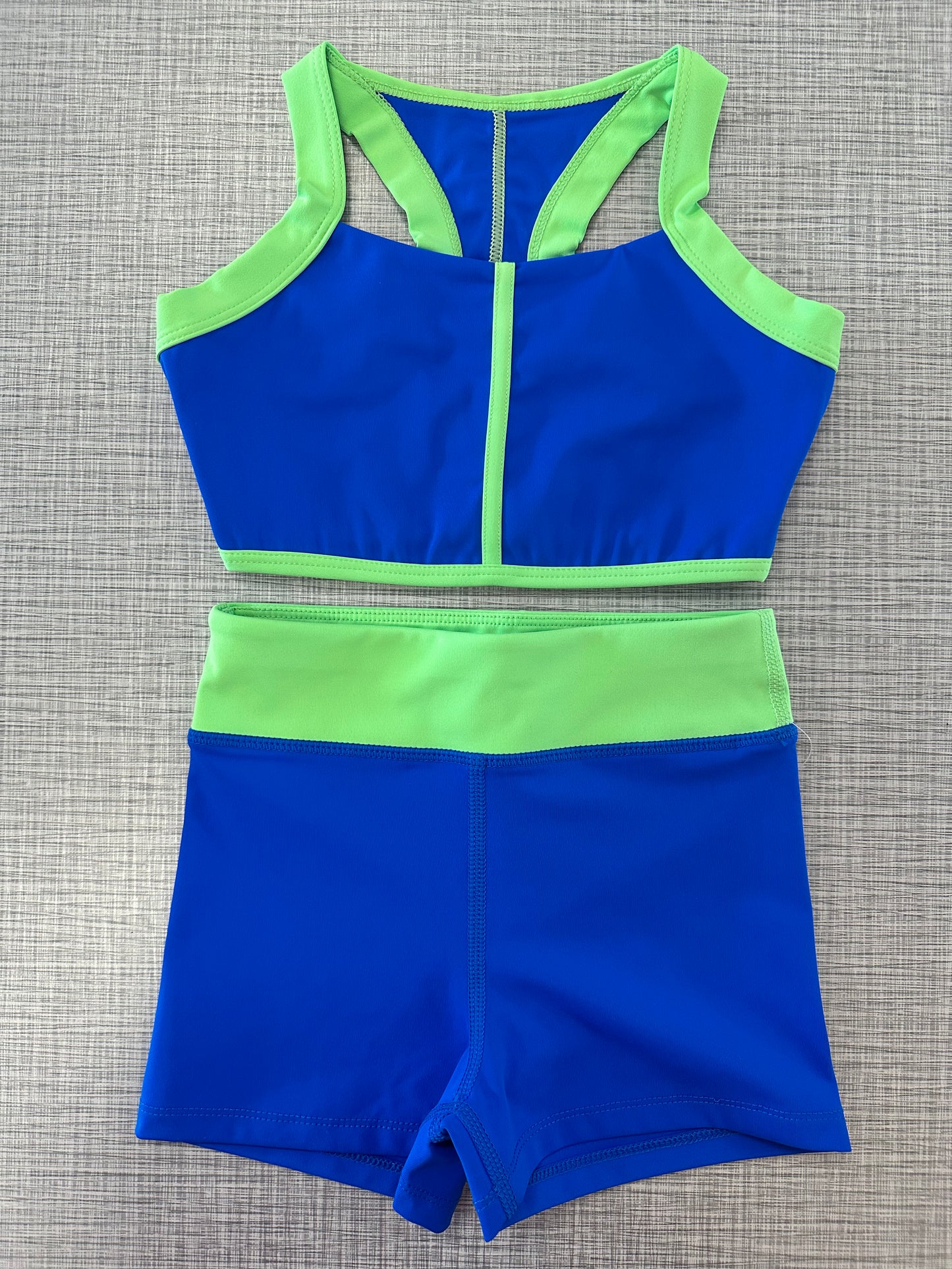 Halter 2-Tone Short Set