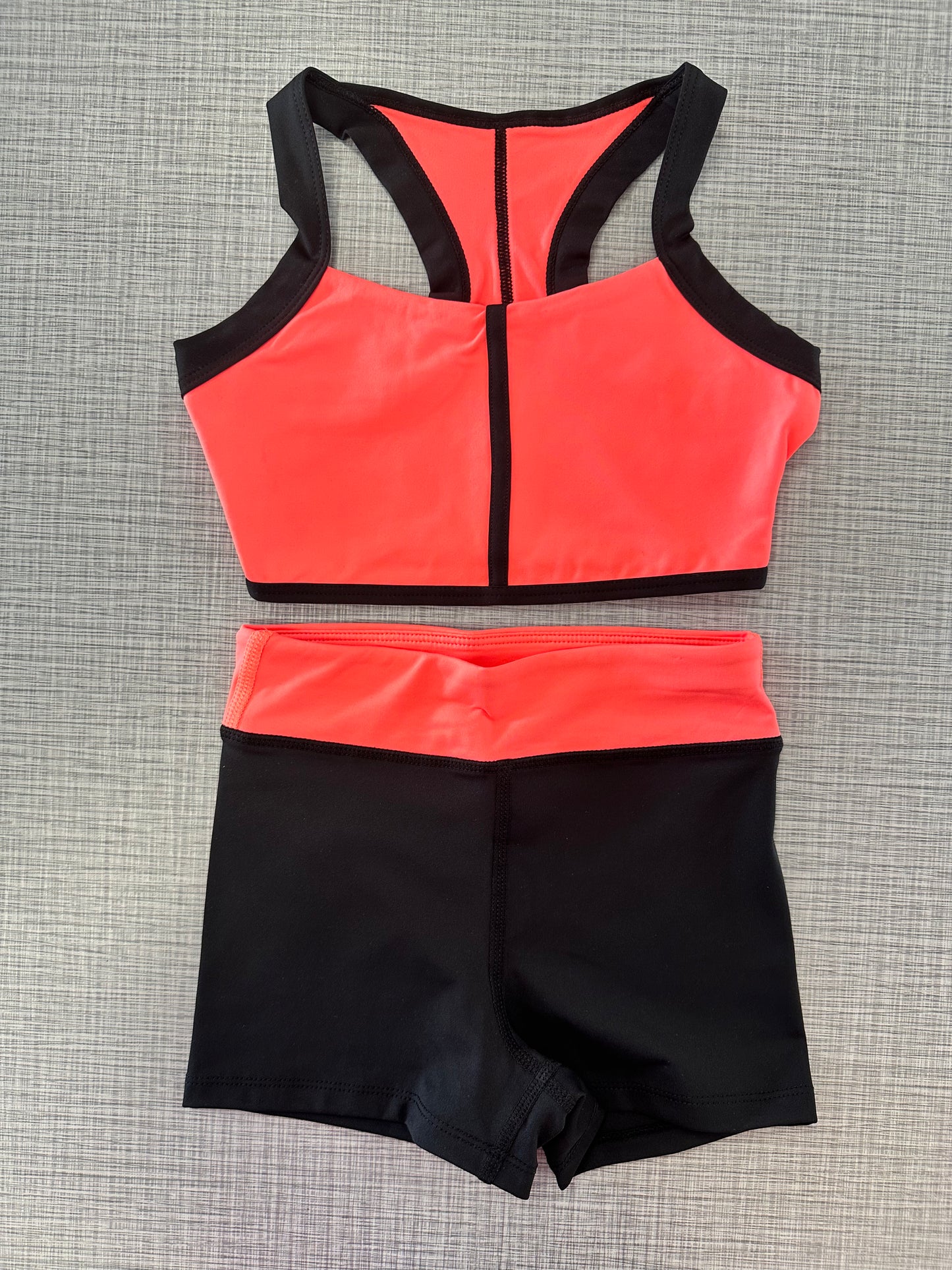 Halter 2-Tone Short Set