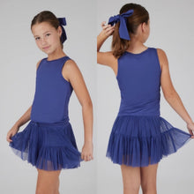 Load image into Gallery viewer, Tank with Ruffle Mesh Skort Set &amp; Scrunchie Bow
