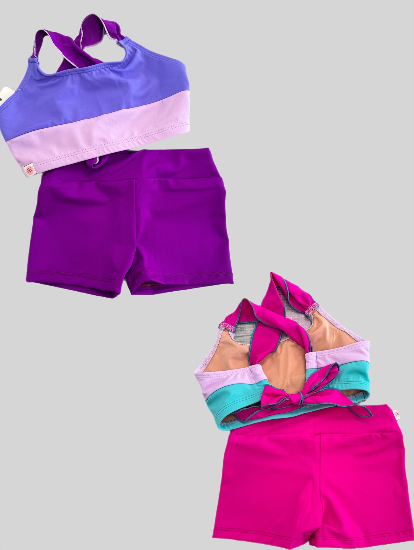 Demi Tie Back Tank Short Set