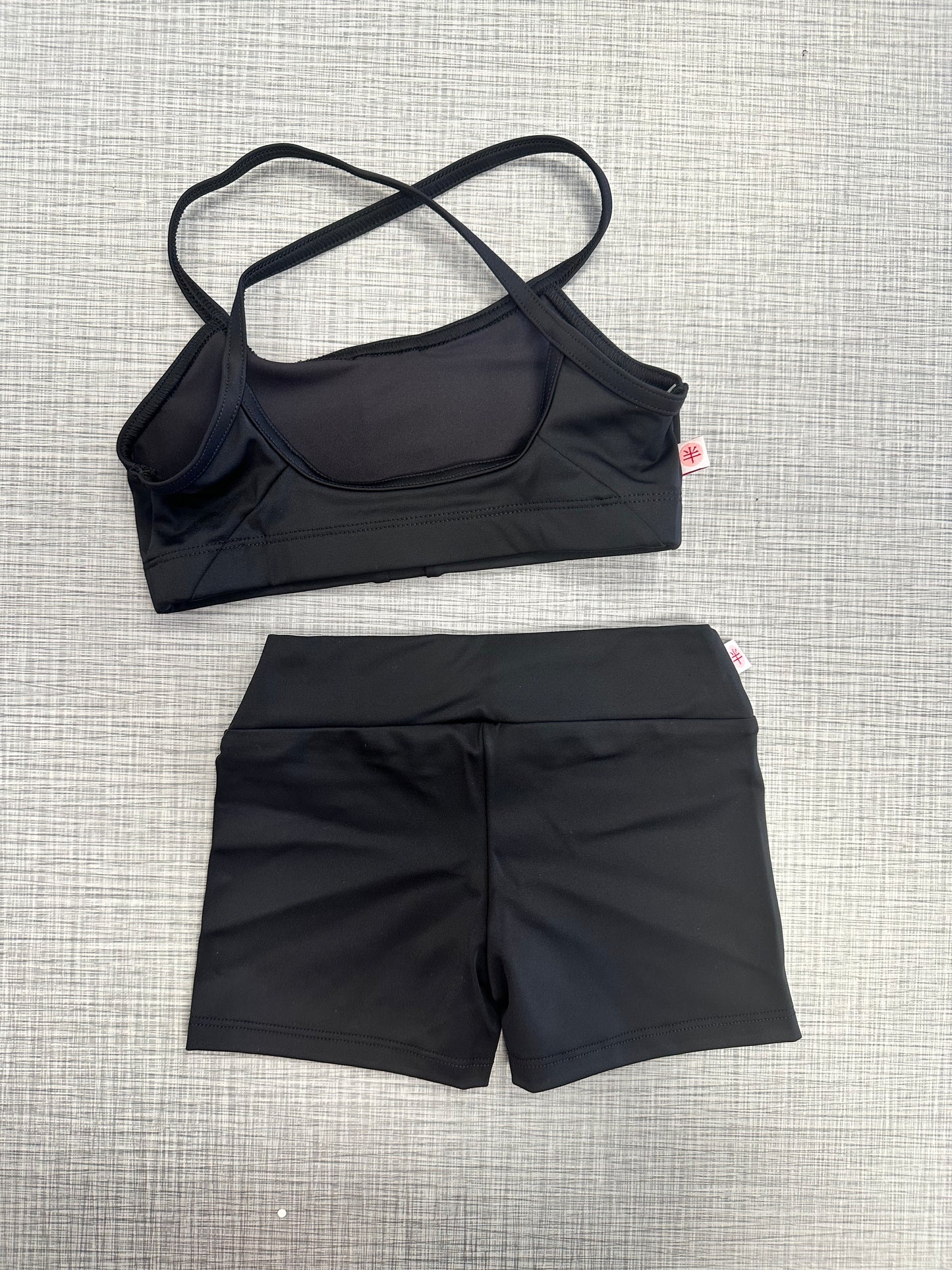 Demi Solid Bra Top & Short Set