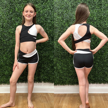 Lulu & Lily Two-Tone Short Set