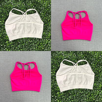 4 Strappy Back Crop Top