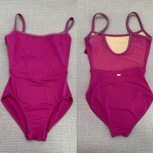 Mesh Bodice Cami Leotard #M70003