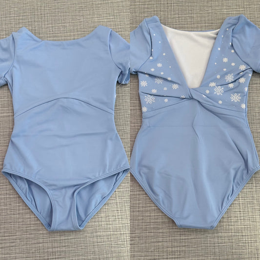 Twist Back Cap Sleeve Leotard #M20005