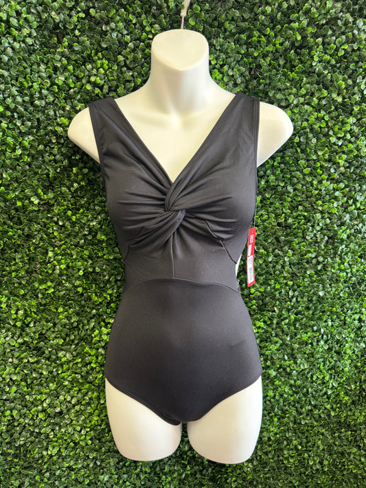 Soft Elegance Twist Front Leotard #EL104
