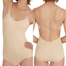 Load image into Gallery viewer, Camisole Leotard with Clear Straps &amp; BraTek Built in Bra #3565
