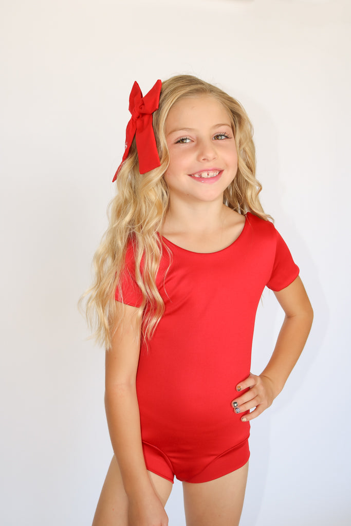 Game Day Red Leotard