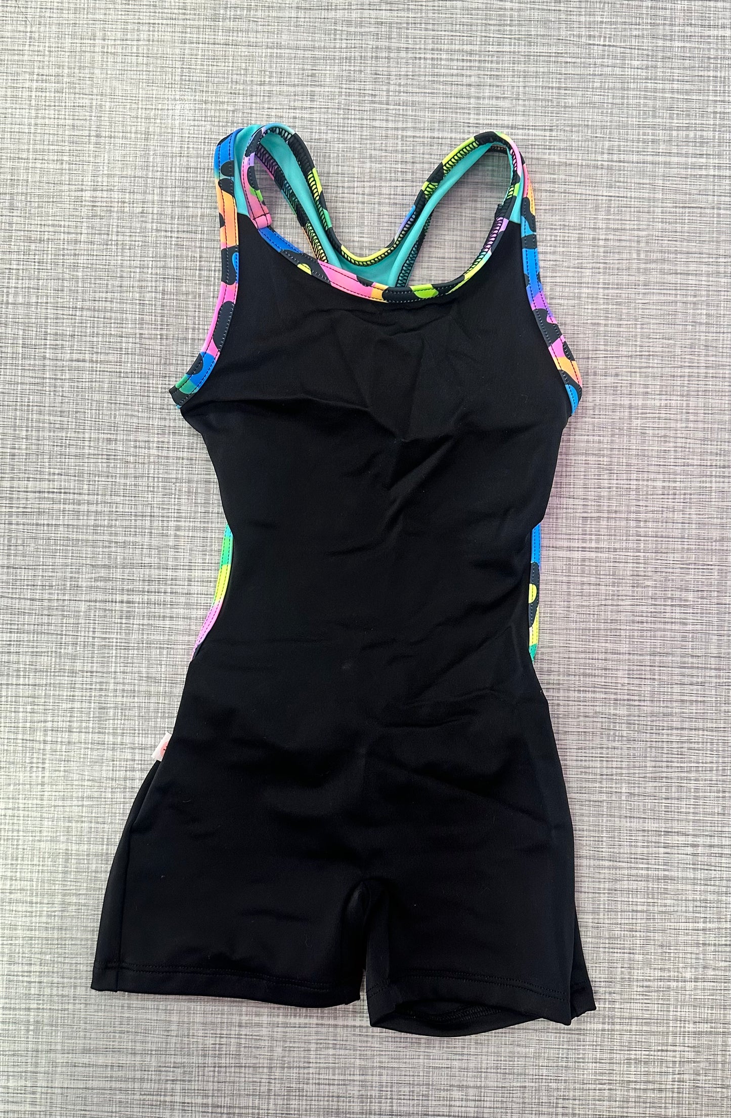 Demi Black Jungle Trim Biketard