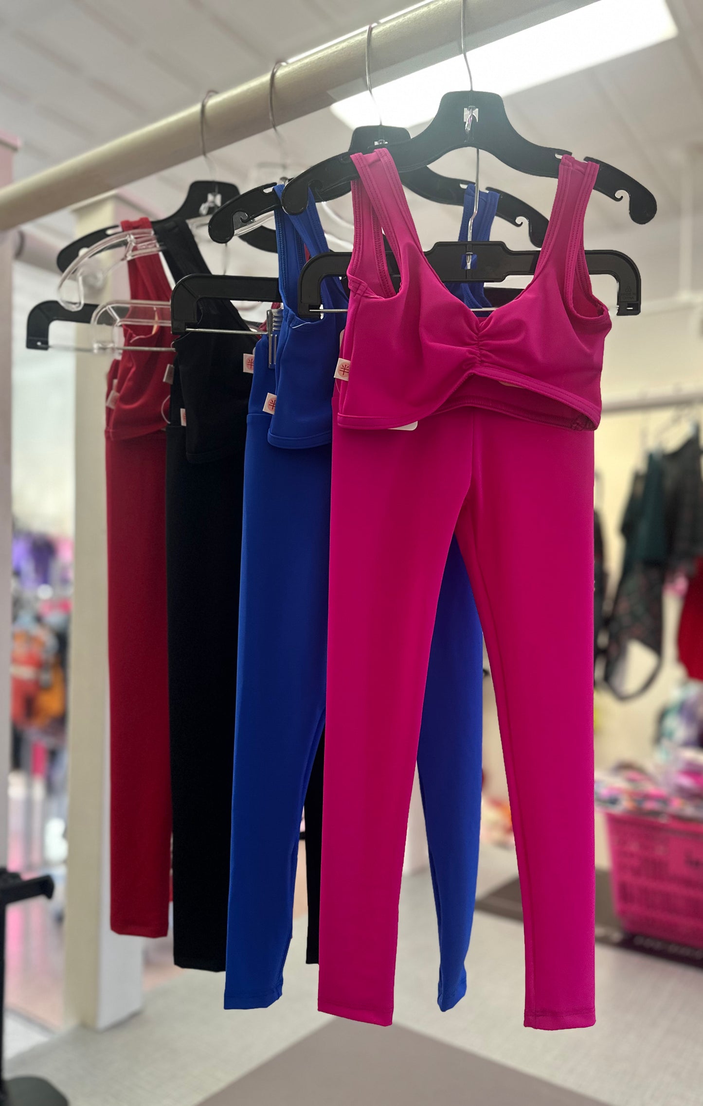 Demi Pinch Front Legging Set