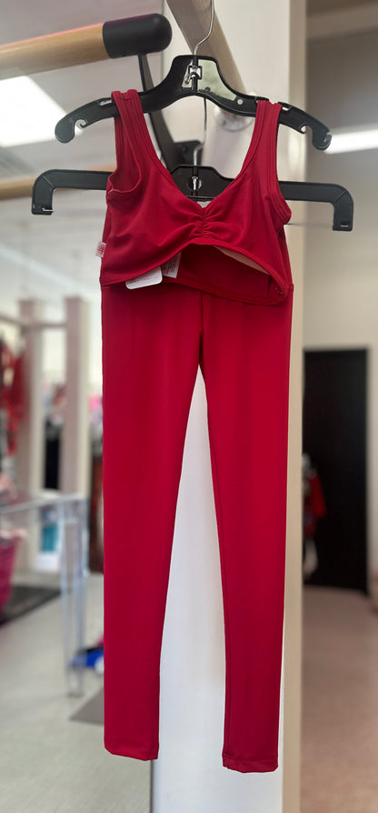 Demi Pinch Front Legging Set