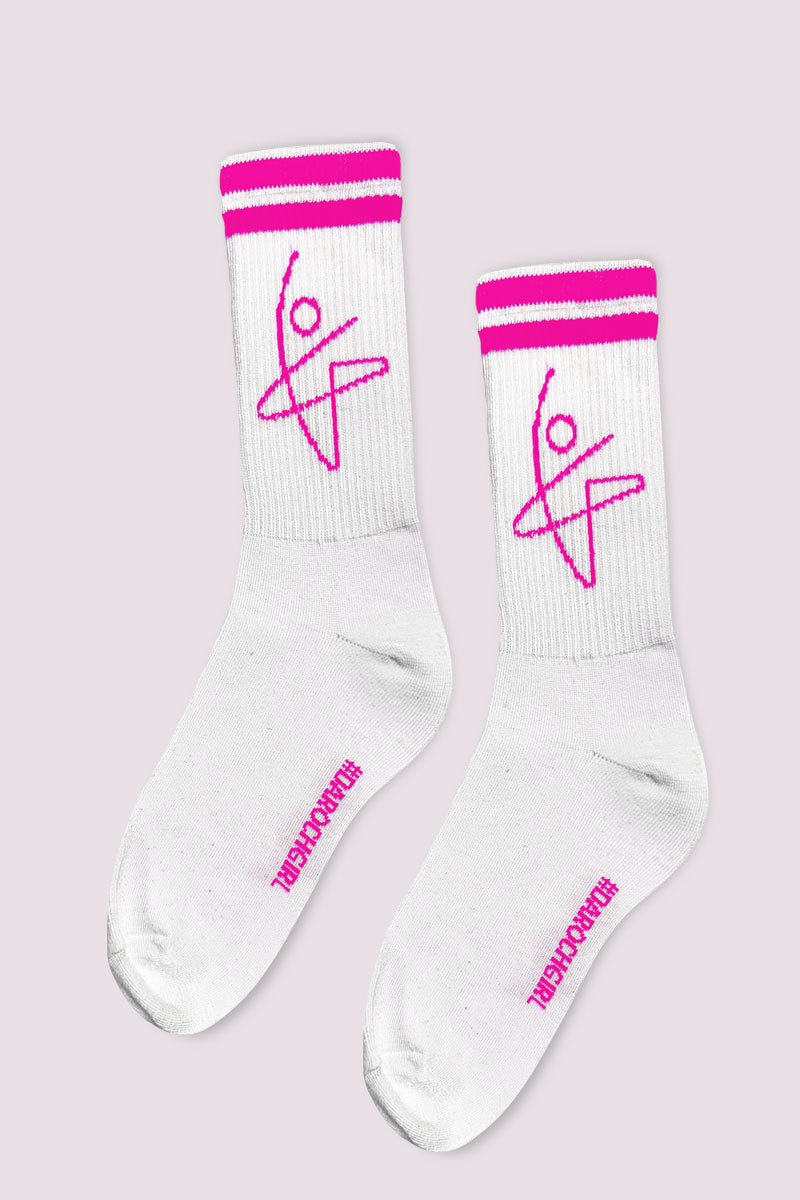 Pink Daroch Journey Dance Socks