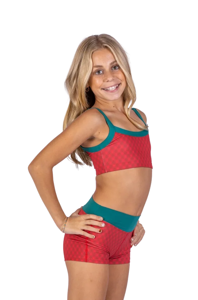 PRE ORDER- XO Merry Plaid Short Set