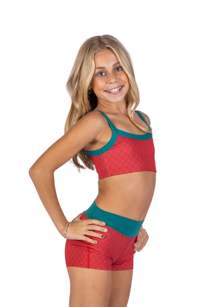 PRE ORDER- XO Merry Plaid Short Set