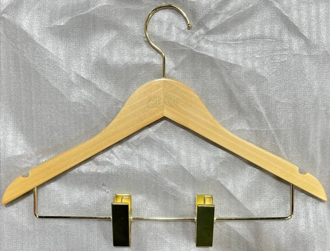 Glam'r Gear Natural Solid Wooden Hanger