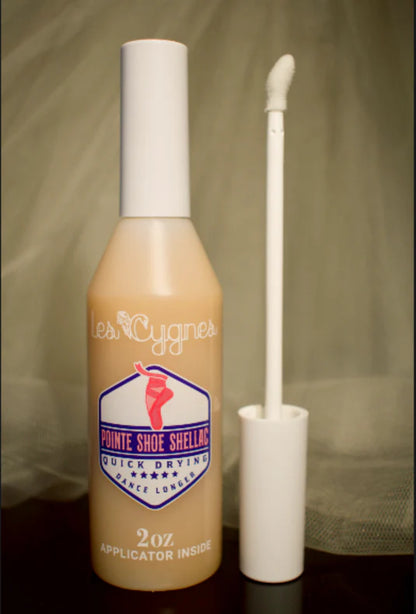 Les Cygnes Pointe Shoe Shellac