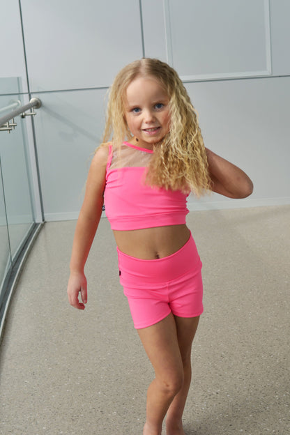 Booty Shorts - Neon Pink