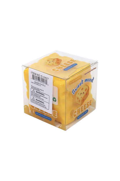 Cheese Zero Rebound TPR Crunchy Bead Slime Filled Squishy