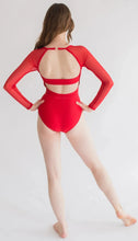 Load image into Gallery viewer, Red Ginger Leotard Adult Small
