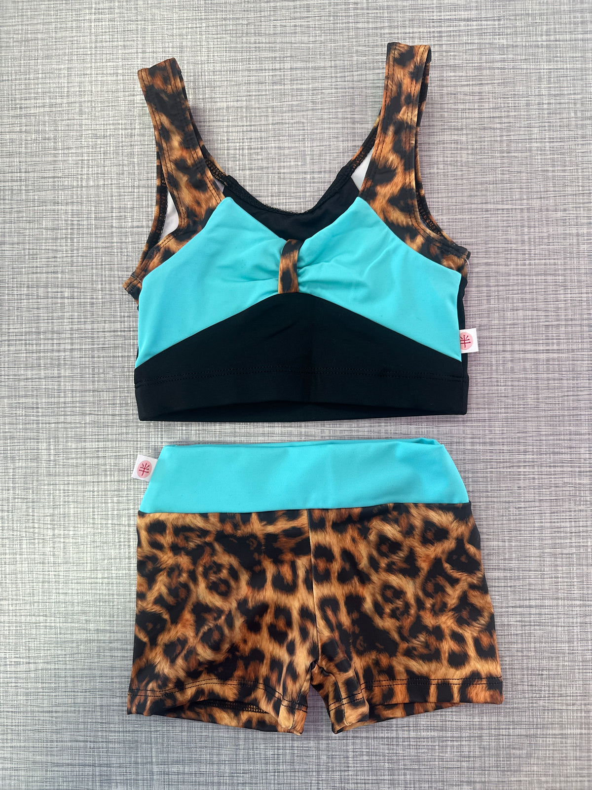 Demi Cheetah Tank & Short Set