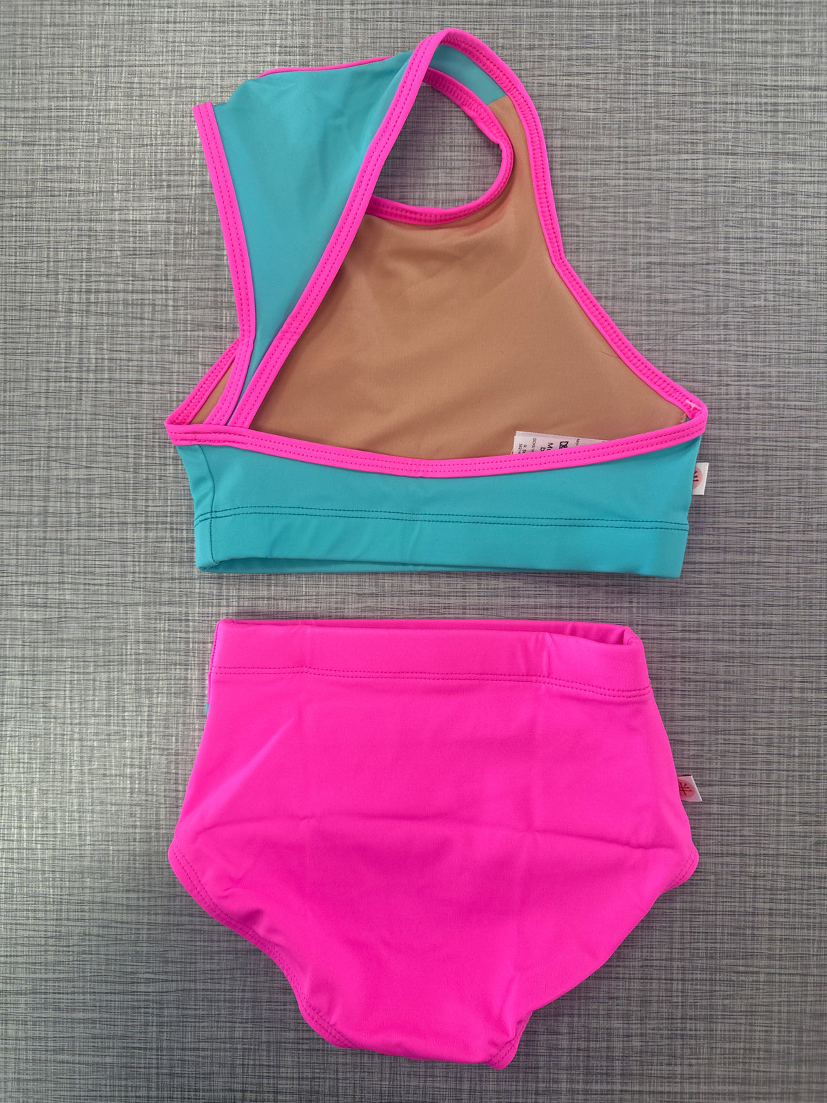 Demi Slanted Back Top Brief Set