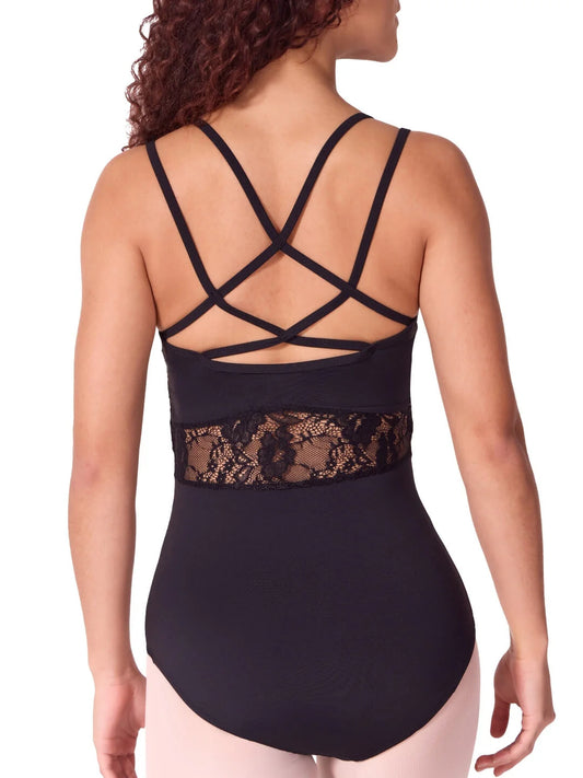 Soft Elegance Cami Lace Leotard w/ Bratek #EL103
