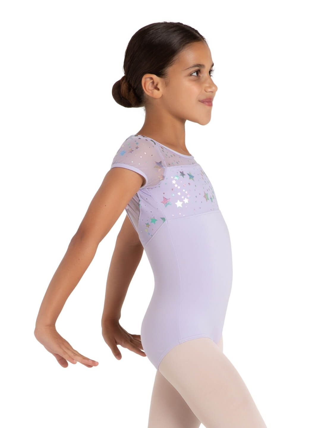 Star Struck Galaxy Short Sleeve Leotard #12105